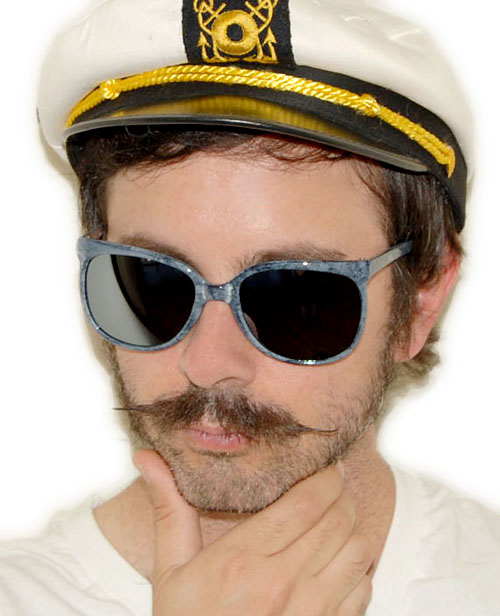 Solglasögon: Denim Black/Gray