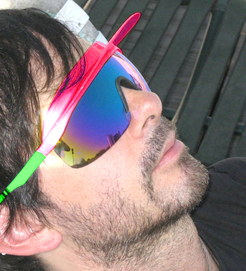 Solglasögon: Visor-Xl Pink/Green