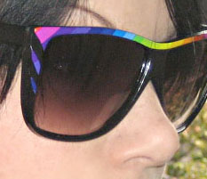 Solglasögon: Rainbow Black