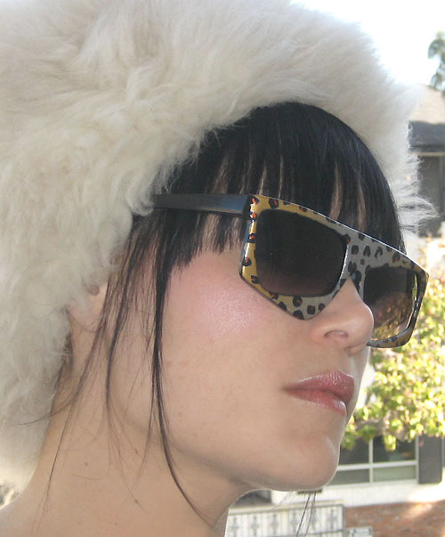 Solglasögon: Tilt Leopard Gold