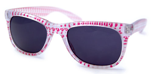 Solglasögon: What?? Clear/Red