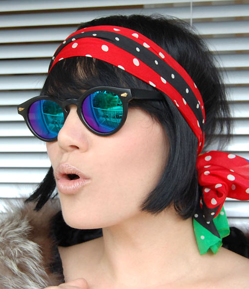 Solglasögon: Windy Black/Blue