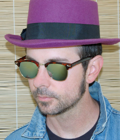 Solglasögon: Yorke Tortoise/Blue Lens